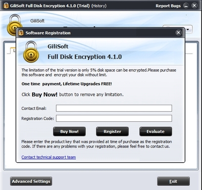 Gilisoft Full Disk Encryption (磁盤(pán)加密軟件)官方版v4.1.0.0